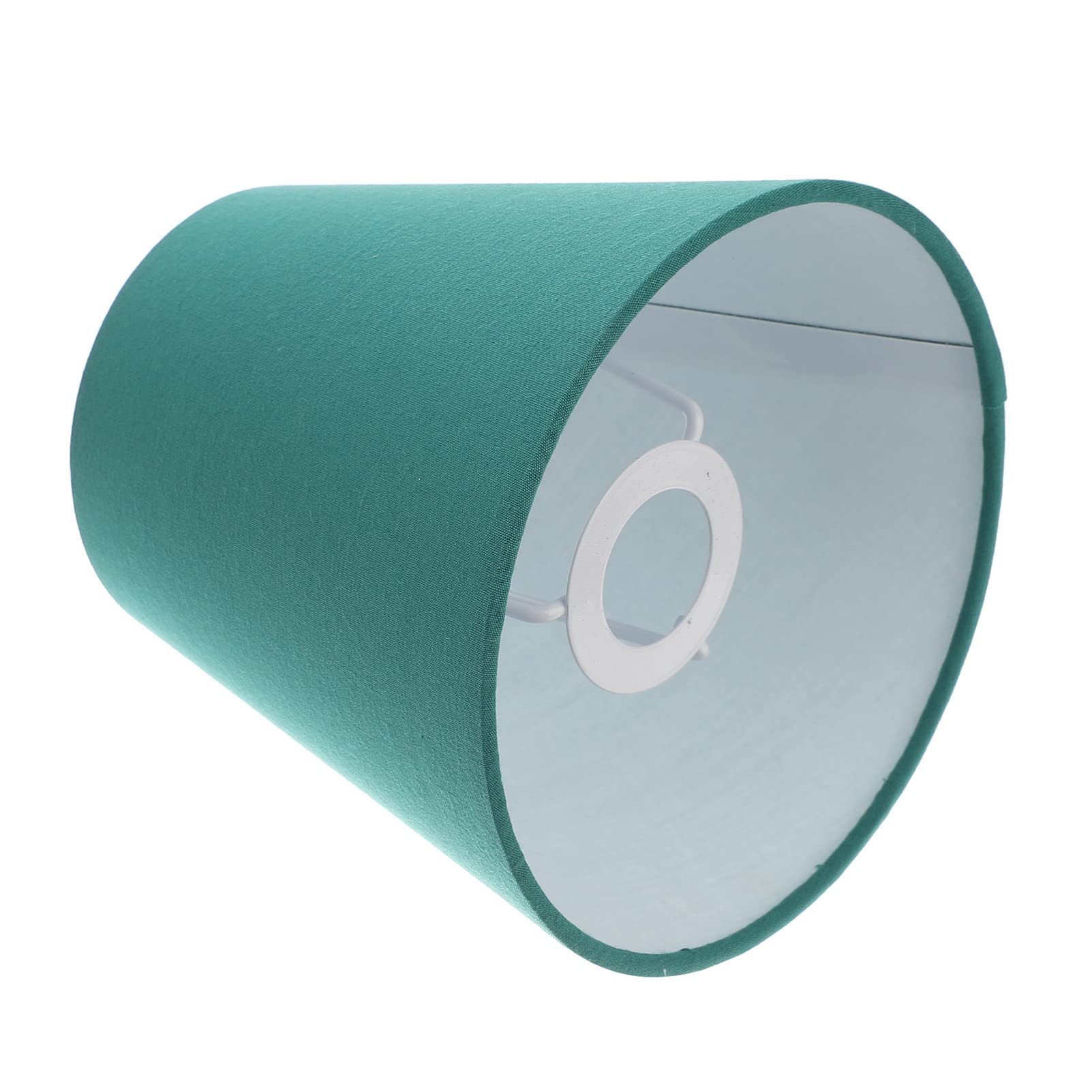 Minkissy Sostituzione Paralume in Tessuto: Paralume a Botte E14 Clip- on Paralumi Color Caramella in Tessuto Naturale per Lampadari Candelabri Lampada da Tavolo 14 Cm