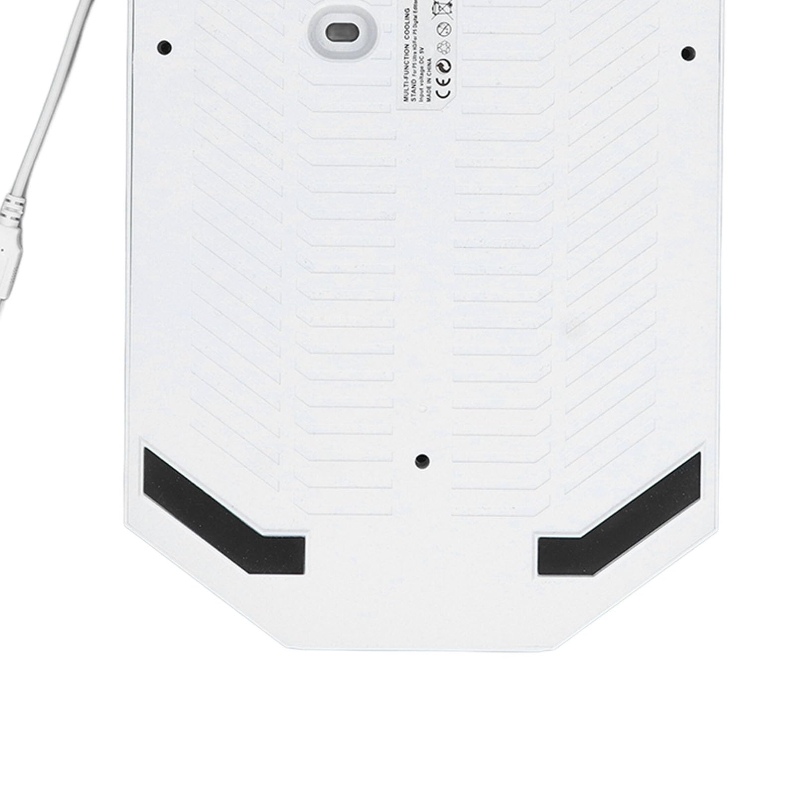 Stoisko chłodzące konsoli gier Cicha wielofunkcyjna pionowa stacja z podwójną ładowarką sterownika 3 USB dla Slim Disc Digital Edition Materiał ABS 14,6 x 7,9 x 1,6 cala (Biały)