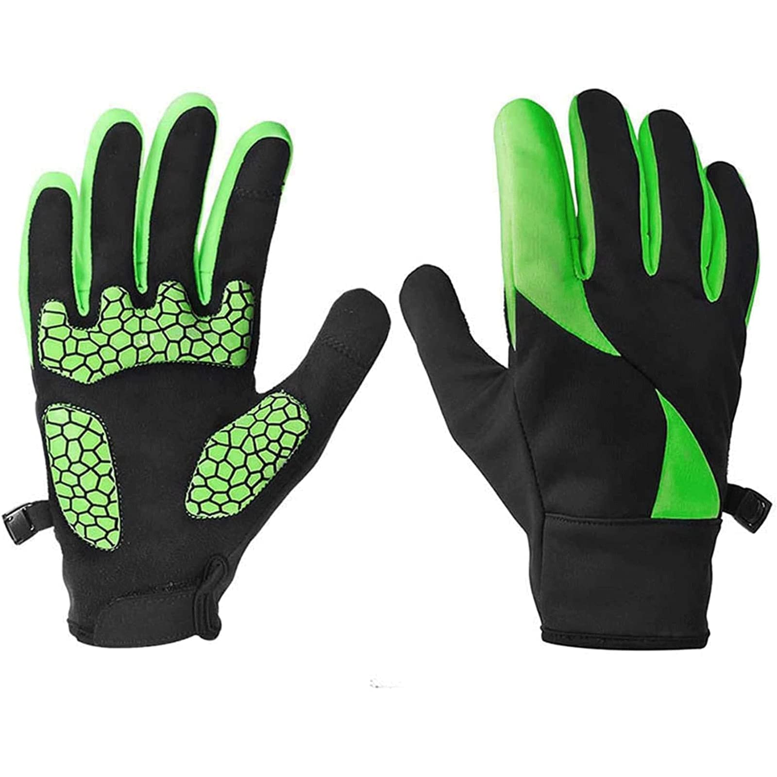GAENZA Nuevo Guantes de Pantalla táctil, Deportes al Aire Libre, Ciclismo, Senderismo, montañismo, Manoplas, Guantes Impermeables de Invierno para Hombres con Dedos completos Guantes de Invierno