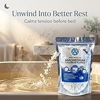 Vista 5 de Copos de cloruro de magnesio natural, absorción de alta potencia, cloruro gana sobre el epsom, magnesio directamente de la fuente, numerosos