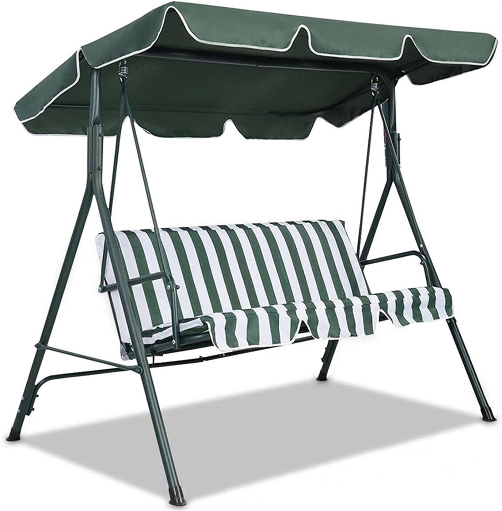 Tetto del Dondolo da Giardino Ricambio, Baldacchino per Altalena da Giardino 600D 2/3 posti, Copertura per Altalena con Rivestimento in PVC Impermeabile