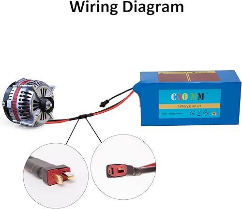 Miniatura 5 de Batería de litio de 36 V, 10 AH, 10000 mAh, batería de iones de litio LiFePo4 para motor eléctrico de 350 W, 500 W, 750 W, carrito de golf con