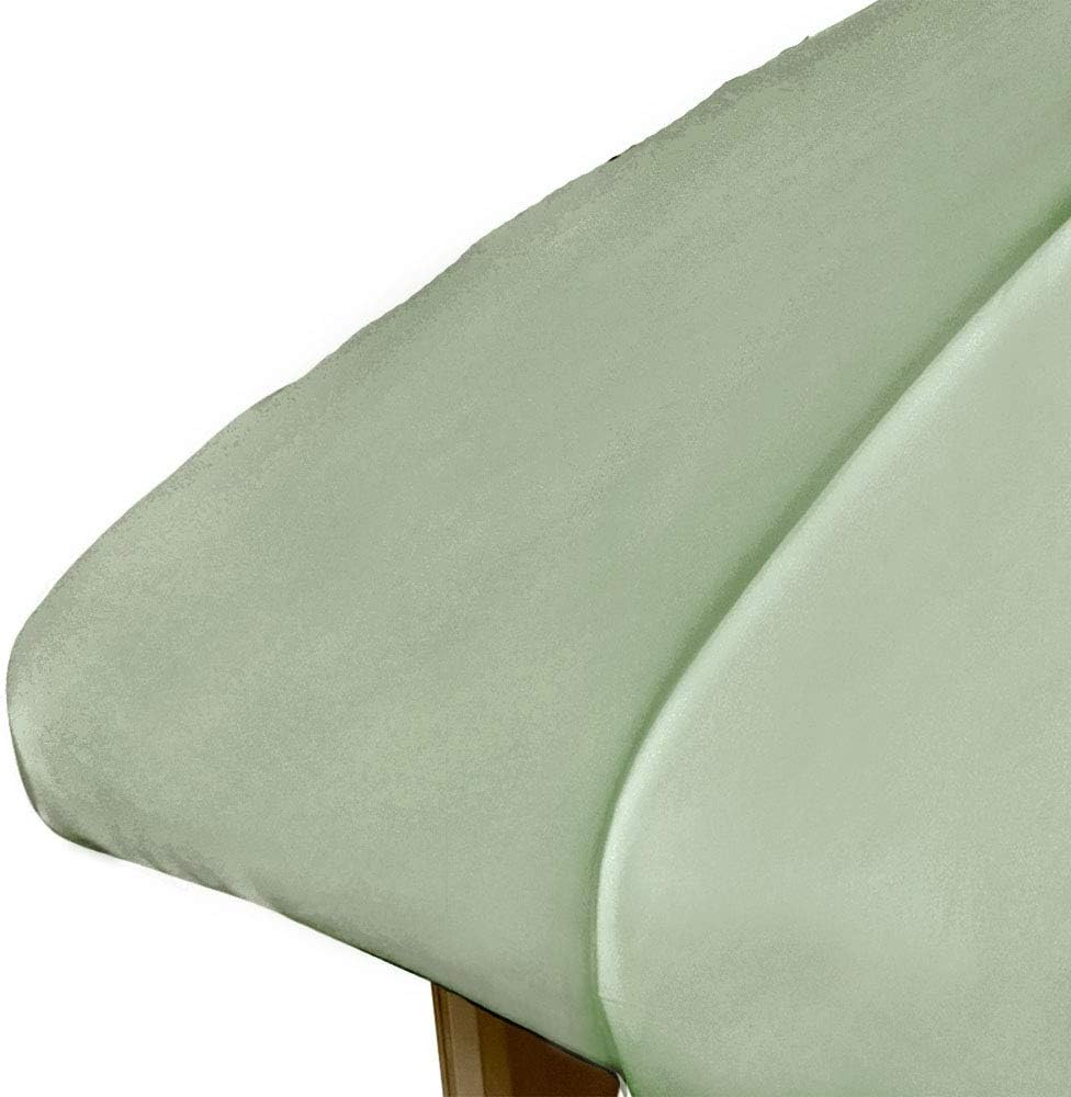 ForPro Premium Microfiber Flat Sheet, Sage