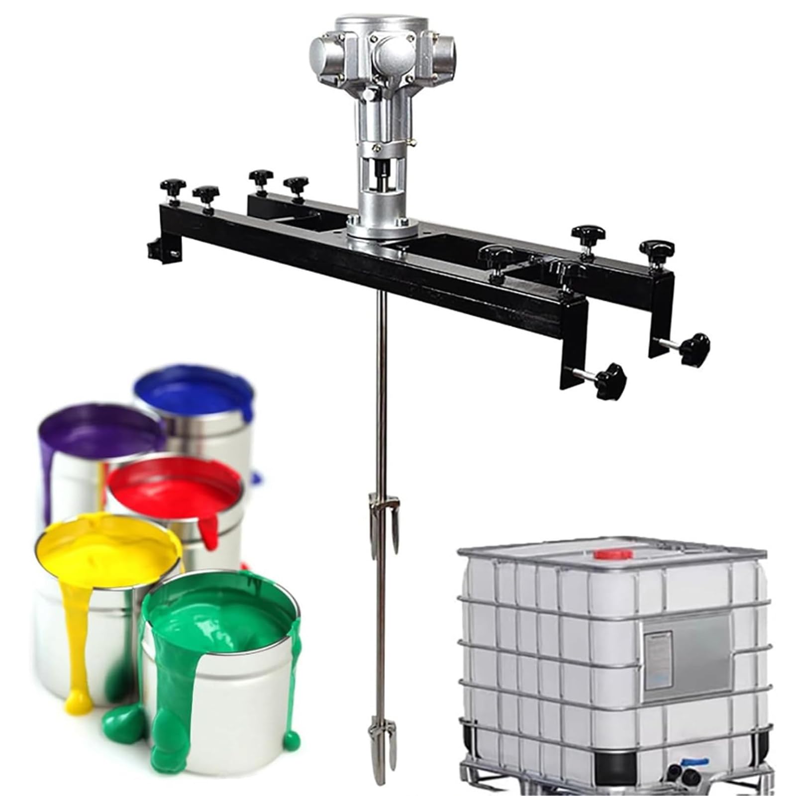 Agitador de Aire Mezclador de Pintura neumático, máquina agitadora de Pintura de 3/4 HP, Mezclador de Pintura neumático, para Materiales de Revestimiento de Pintura