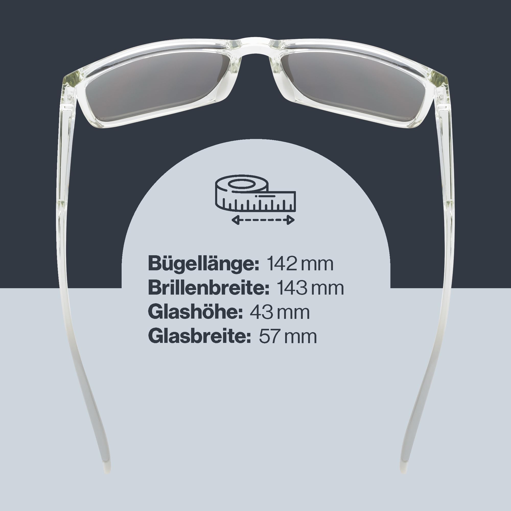 Uvex poise Sportbrille, clear/mir.gold, one size