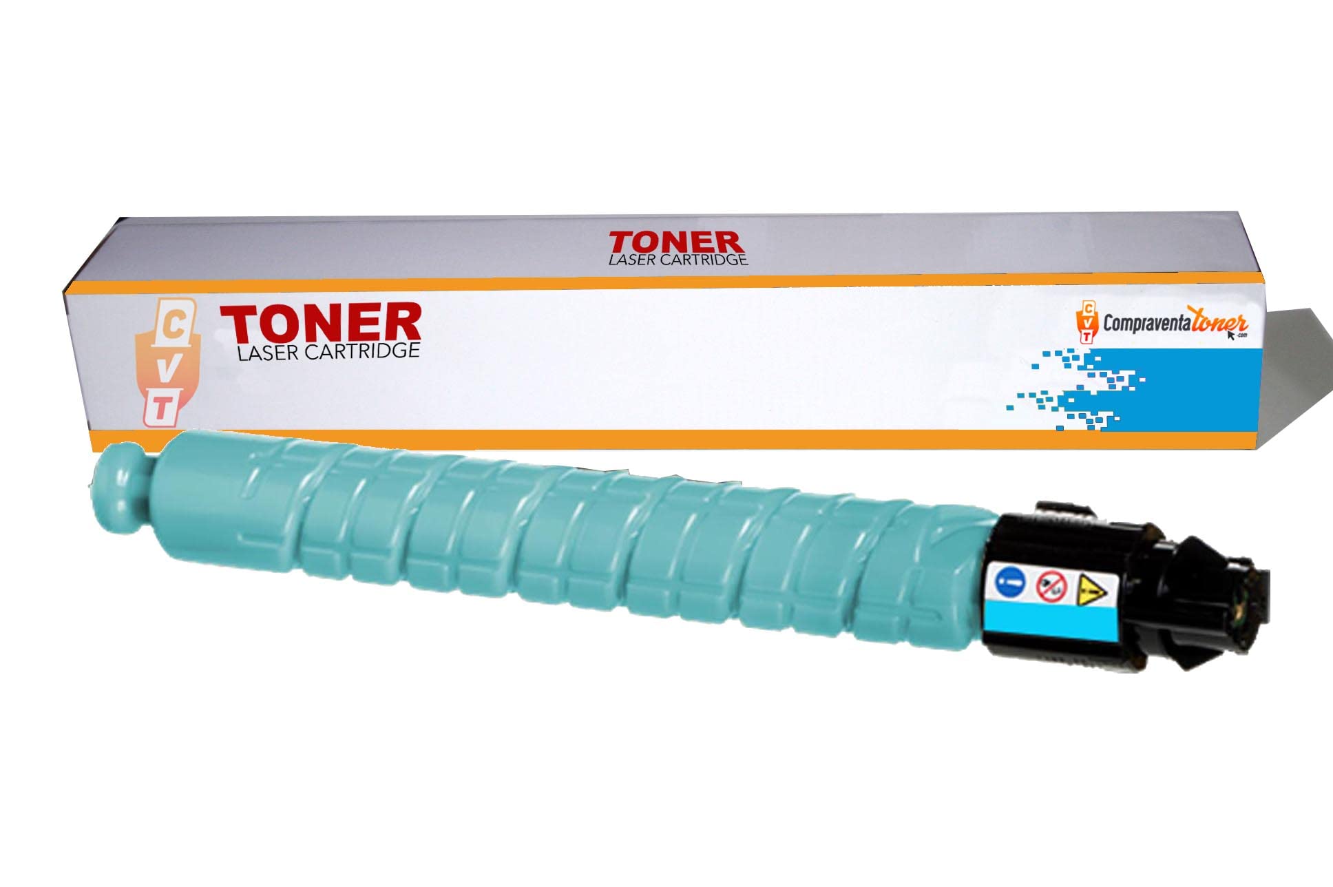 CVT - Pack 4X Toner genéricos MP-C300 / MP-C400 / MP-C401 Reemplazo Compatible para Ricoh Aficio 841550, 841551, 841552, 841553