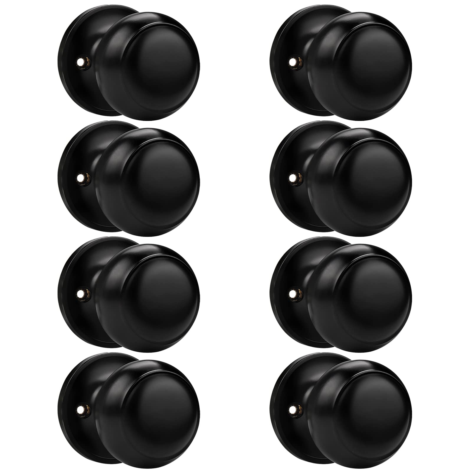 Black Dummy Door Knobs - 4 Pack -13