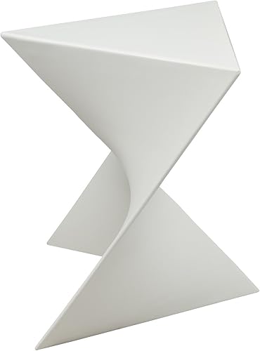 Miniatura 7 de LeisureMod Danbury - Mesa auxiliar moderna para tocador, color blanco