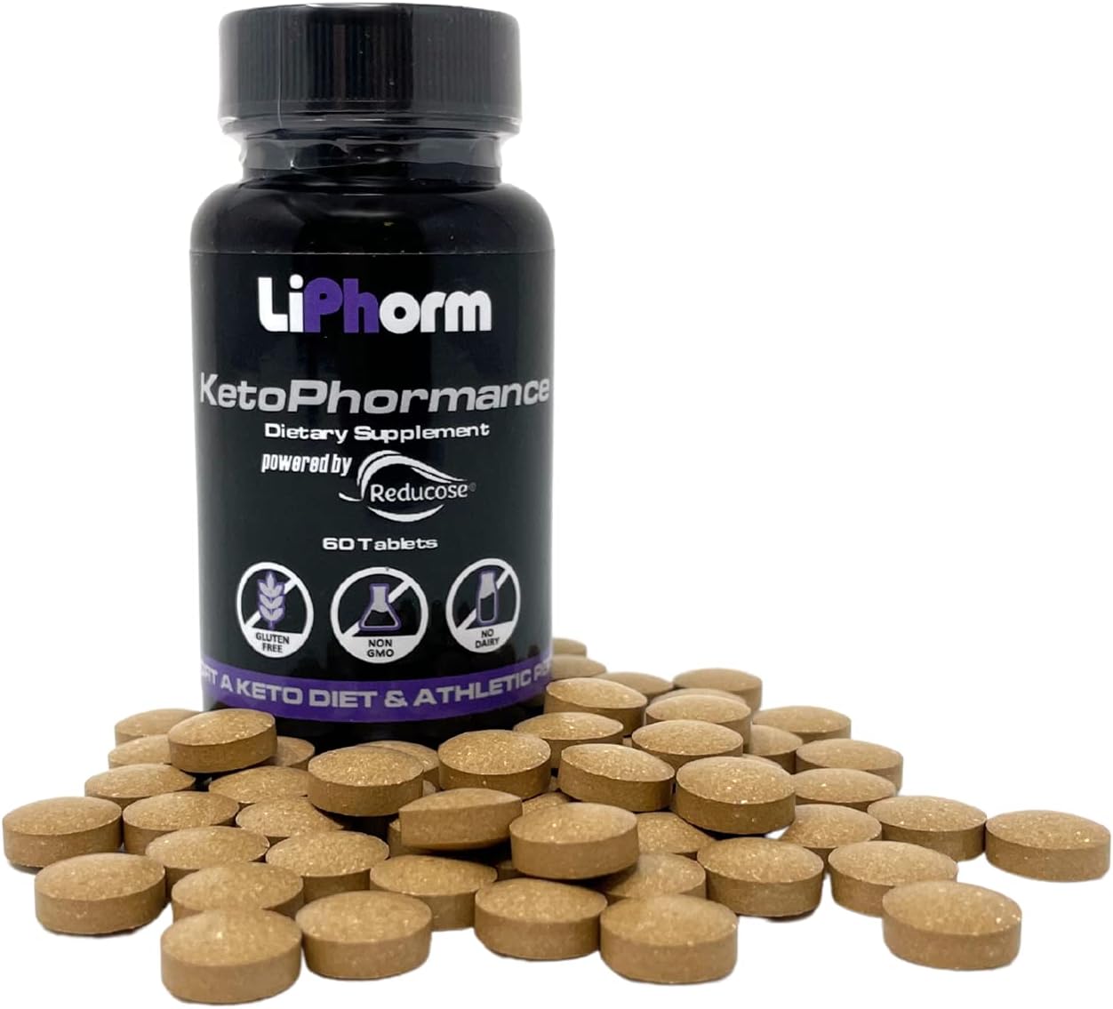 KetoPhormance 60 Reducose Powered Tablets That Help Support a Keto Diet and Athletic Performance : Health & Household