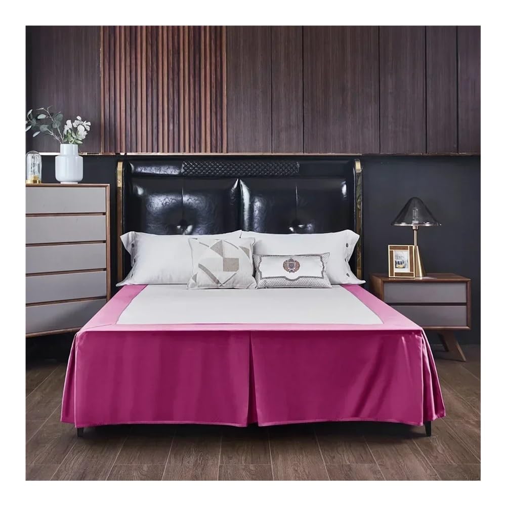 1 mantovana giroletto ad angolo aperto, in tinta unita, spazzolato, per casa, hotel, matrimoniale, king size, queen size (CQ005-49, king size 200 x 203 x 38 cm)