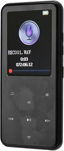 Miniatura 5 de SUNGOOYUE Portable MP3 Player with 16GB Storage, 5.0, Metal Body, Touch Screen, FM Radio, EBook Support, Expandable to 256GB (6.1cm2.4in)