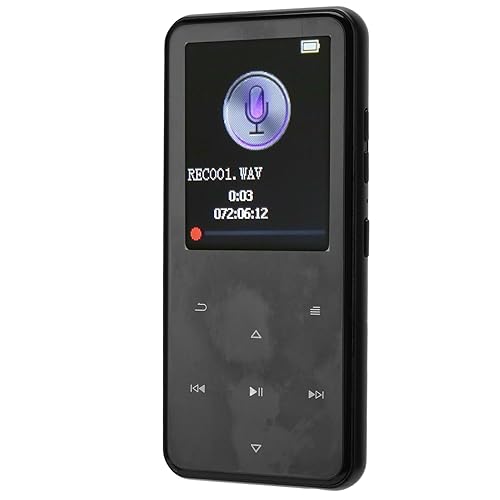 Vista 3 de ciciglow Reproductor de MP3, pantalla completa, control táctil, reproductor de música 5.0, soporte MP3 portátil, radio FM E Book, 16 GB