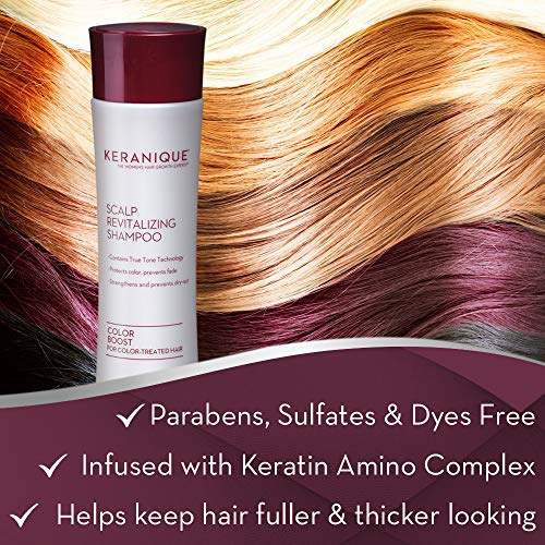 Keranique Color Boost Scalp Revitalizing Keratin Shampoo For Color Treated Hair | Keratin Hair Treatment | Keratin Amino Complex, Free Of Sulfates, Dyes And Parabens, 8 Oz #TOP2