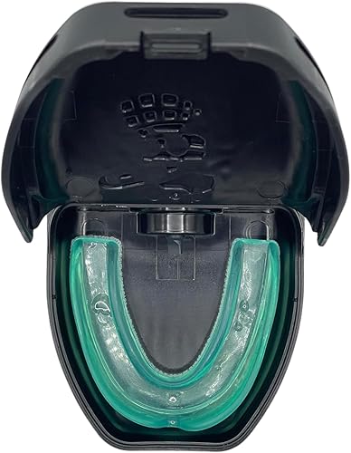 Miniatura 6 de Protector bucal autolimpiante y estuche de retención con solución de limpieza, almacenamiento para protectores nocturnos, alineadores, protectores