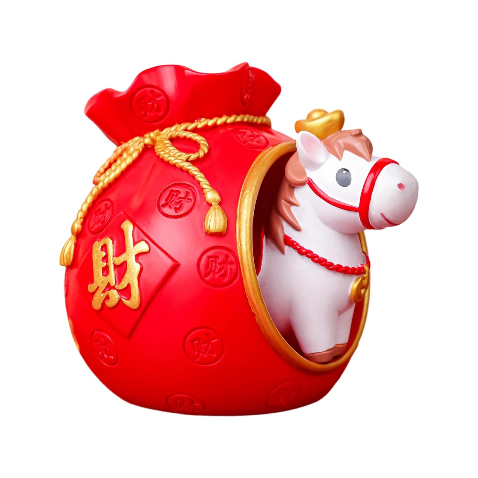 Shurhome Horse Statues Positive Energy Good Luck Showpiece Zodiacs Figurines Sculptures Table Ornament Home Decors Gift Chinese Zodiacs Figurines