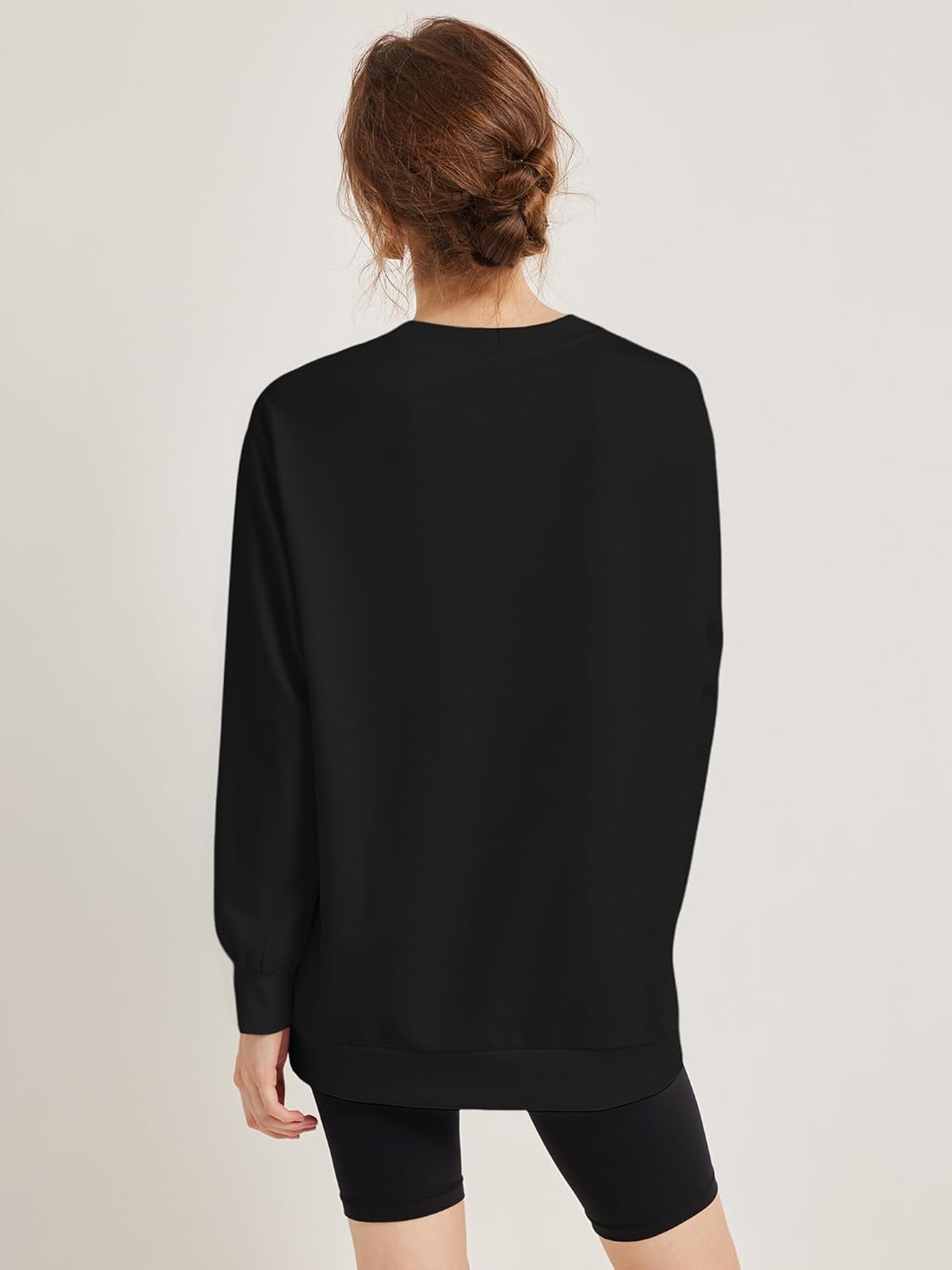 Women's Graphic Sweatshirts Oversized Long Sleeve Cute Los Angeles Loose Crewneck Pullover Sweatshirt - Image 3