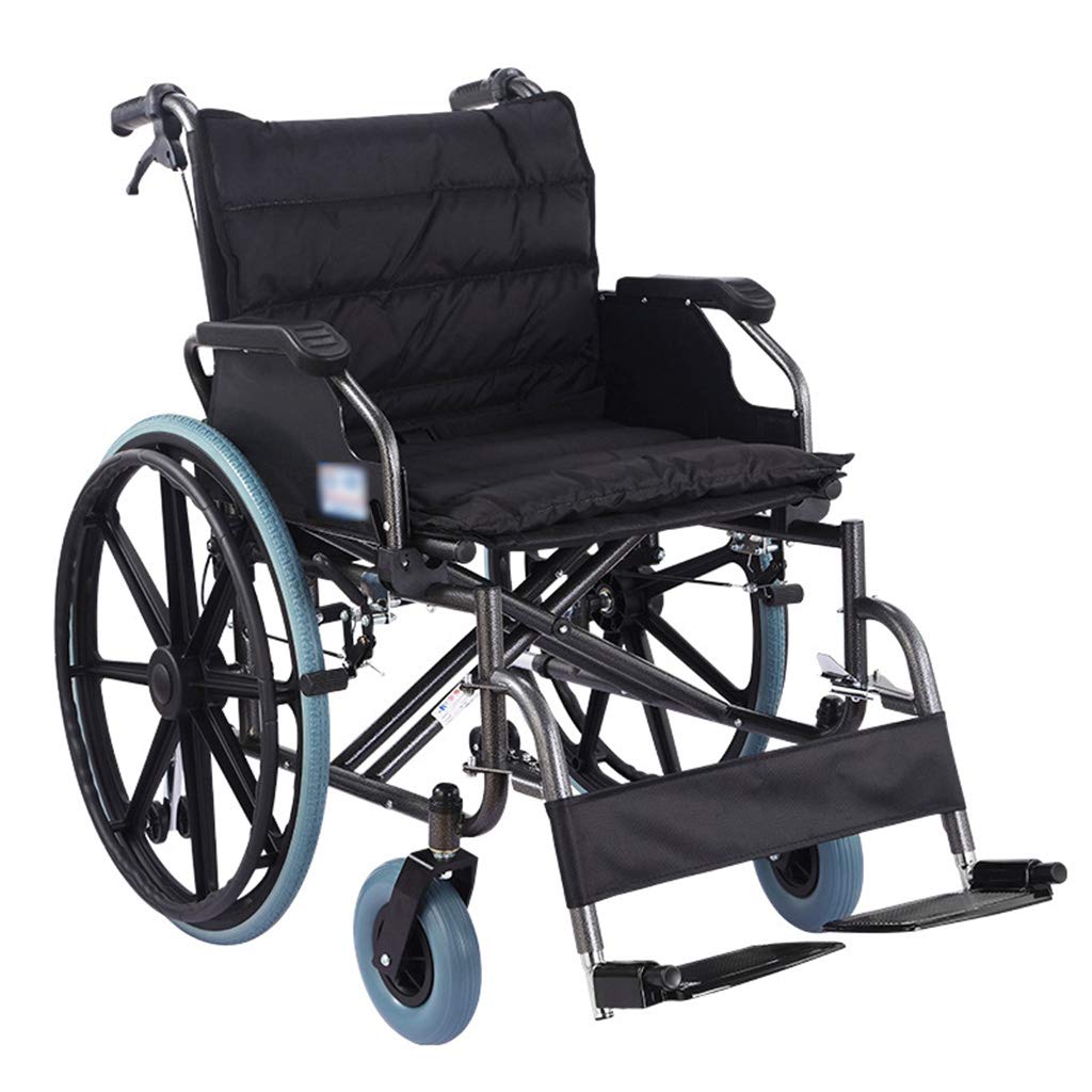 Buy RUIVE Folding Bariatric Self Propelling Wheelchair with Flip Up