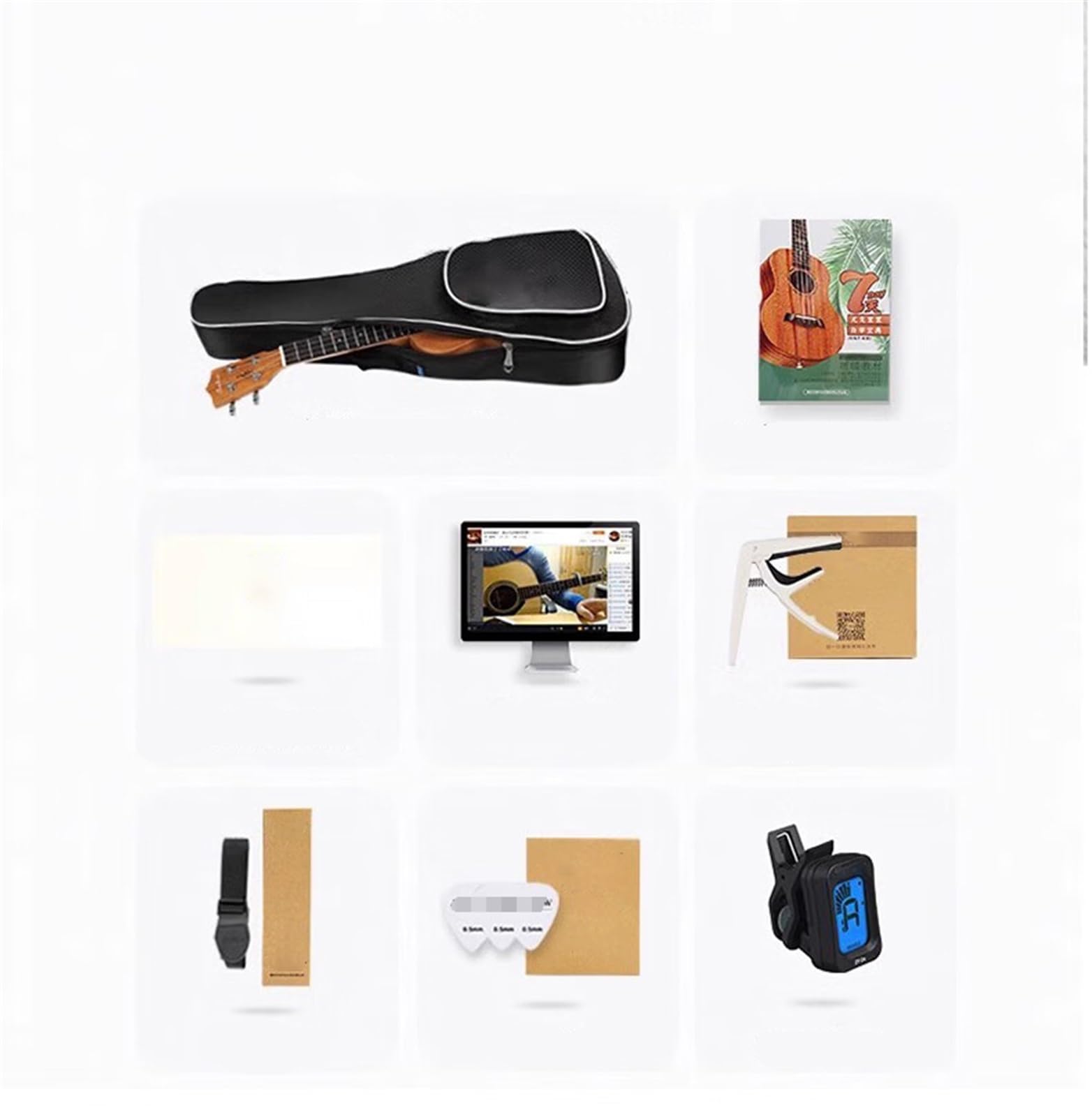 Ukulele Gitara dla początkujących 21 cali mahoń/23 cale/26 cali początkujących ukulele(21)
