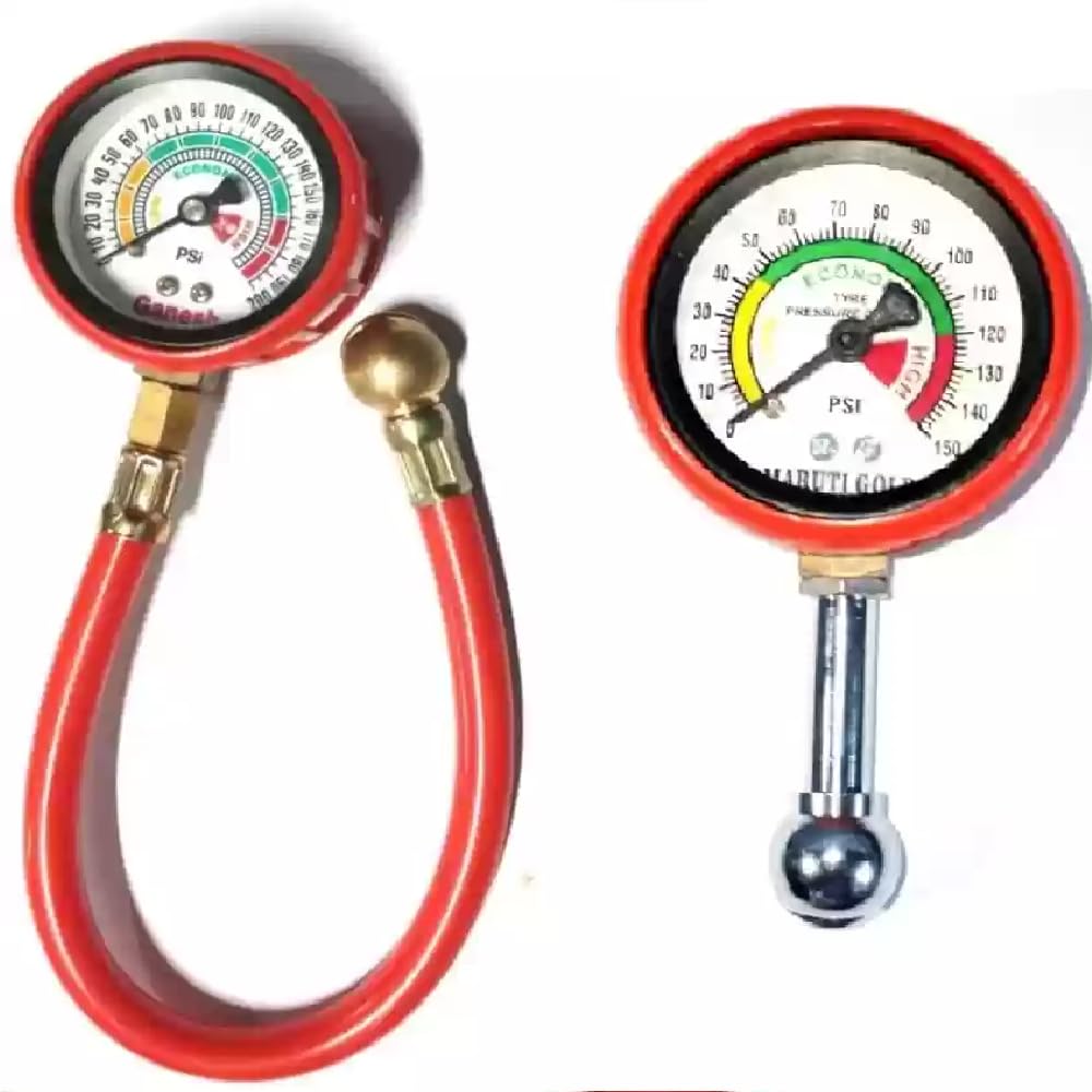 Tyre Pressure Pipe Gauge for Car Truck Motorcycle Bike and Small Guage 150psi-picture-19