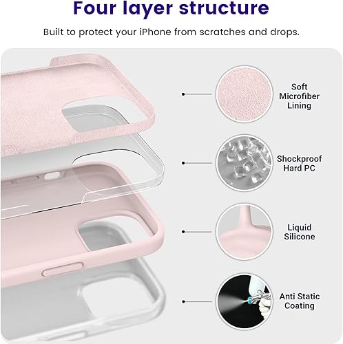 Miniatura 9 de OTOFLY Compatible con iPhone 15 Plus, funda delgada de silicona a prueba de golpes para iPhone 15 Plus (6.7 pulgadas), (amarillo)