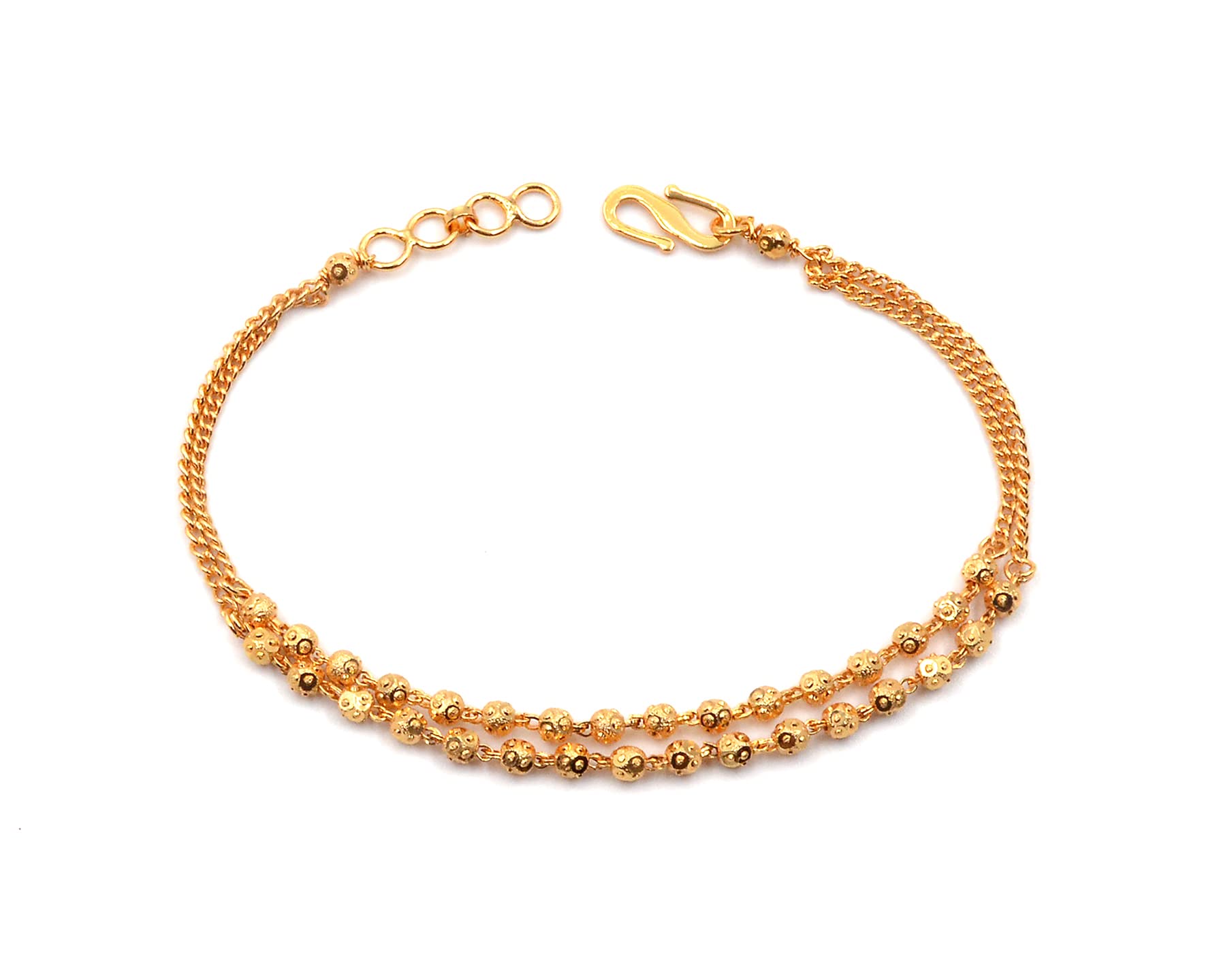 JHB Gold plated Brass and Bracelet for Women (Golden) (B08VHKJBXL) Amazon Price History, Amazon Price Tracker