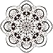 Produktbild Mandala Wandtattoo Schlafzimmer Wandaufkleber Yoga Vinyl Aufkleber Mandala Blume Wandsticker Wohnzimmer Ornament Indischen Sticker Geometrische Marokkanische Boho Decor Bohemian MN489