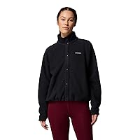 Columbia Jasper Ridge Pebbled Fleece Full Snap, Strato esterno in pile