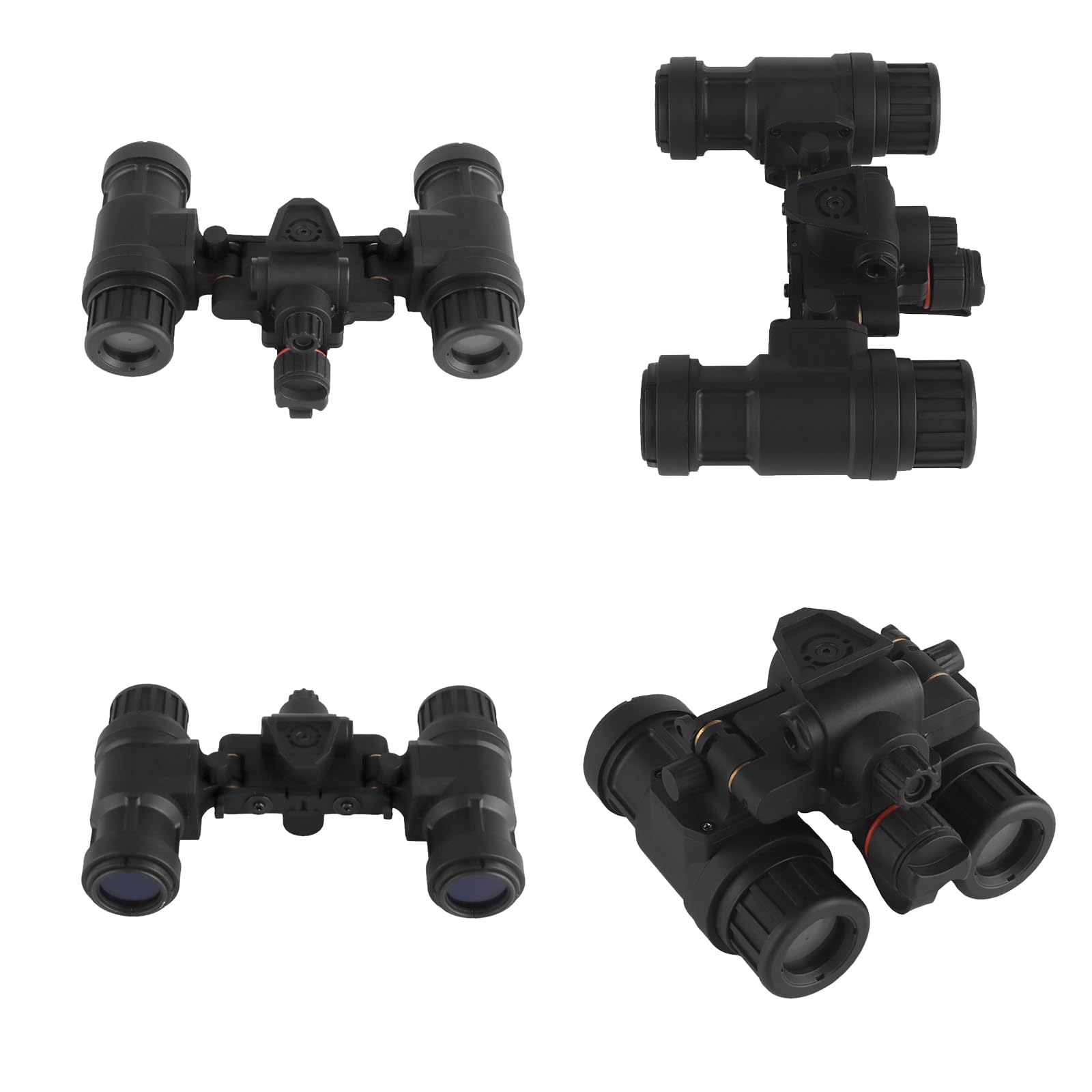 Bisu Tactical Airsoft Dummy AN/PVS31 Night Vision Goggles Model Plastic Green Light NVG Cosplay No Function Night Vision Binoculars Goggles