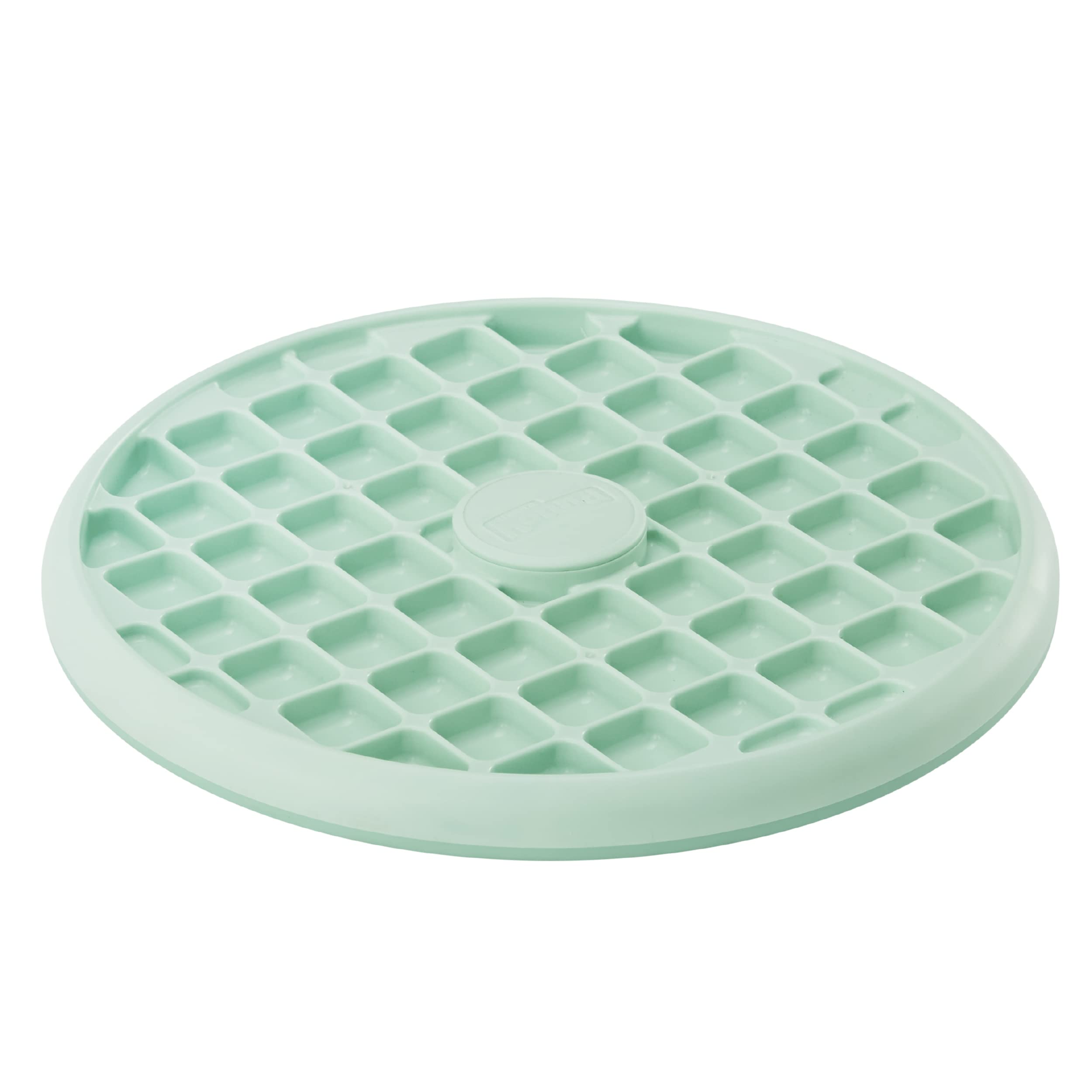 Outward Hound Fun Feeder Slo Tray Slow Feeder Dog Bowl for French Bulldogs and Other Brachycephalic Breeds or Flat-faced Breeds - One Size - Mint Green