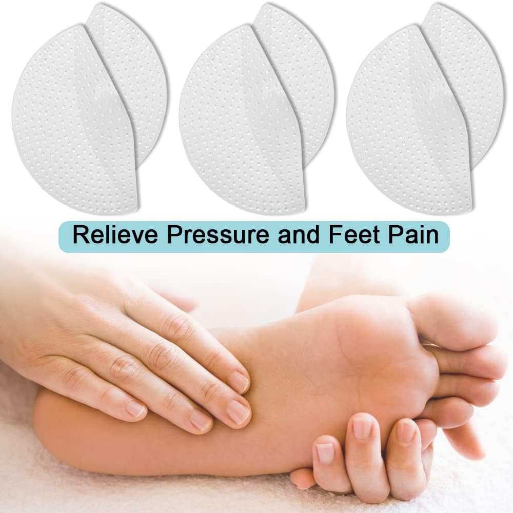 Dr. Foot's Arch Support Shoe Insoles for Flat Feet, Gel Arch Inserts for Plantar Fasciitis, Adhesive Arch Pad for Relieve Pressure and Feet Pain- 3 Pairs (Transparent, 3 Count (Pack of 1)) - Image 6