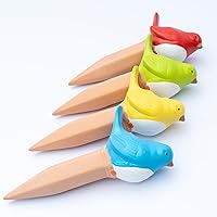 Vista 7 de 4 dispositivos de riego de plantas de pájaros de terracota para regar plantas, riego automático, picos de pájaros de terracota con riego automático