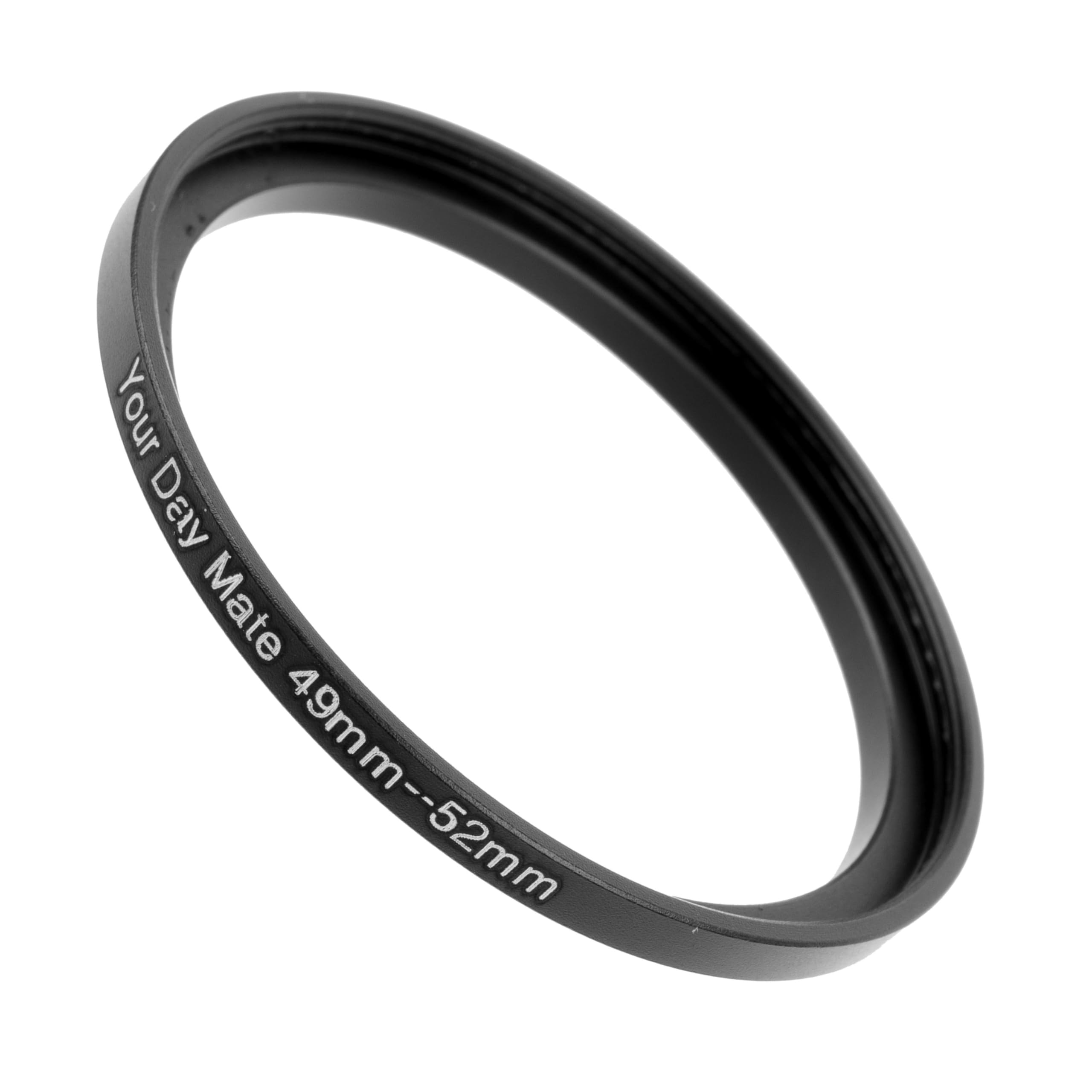 Step Up pierścień, 1 sztuka, Ø 49 do 52 mm średnicy, ultra cienkie wzornictwo, aluminiowa oprawka, do obiektywu Ø 49 mm i filtra Ø 52 mm, pierścień adaptera, adapter filtra kamera stepup, obiektyw