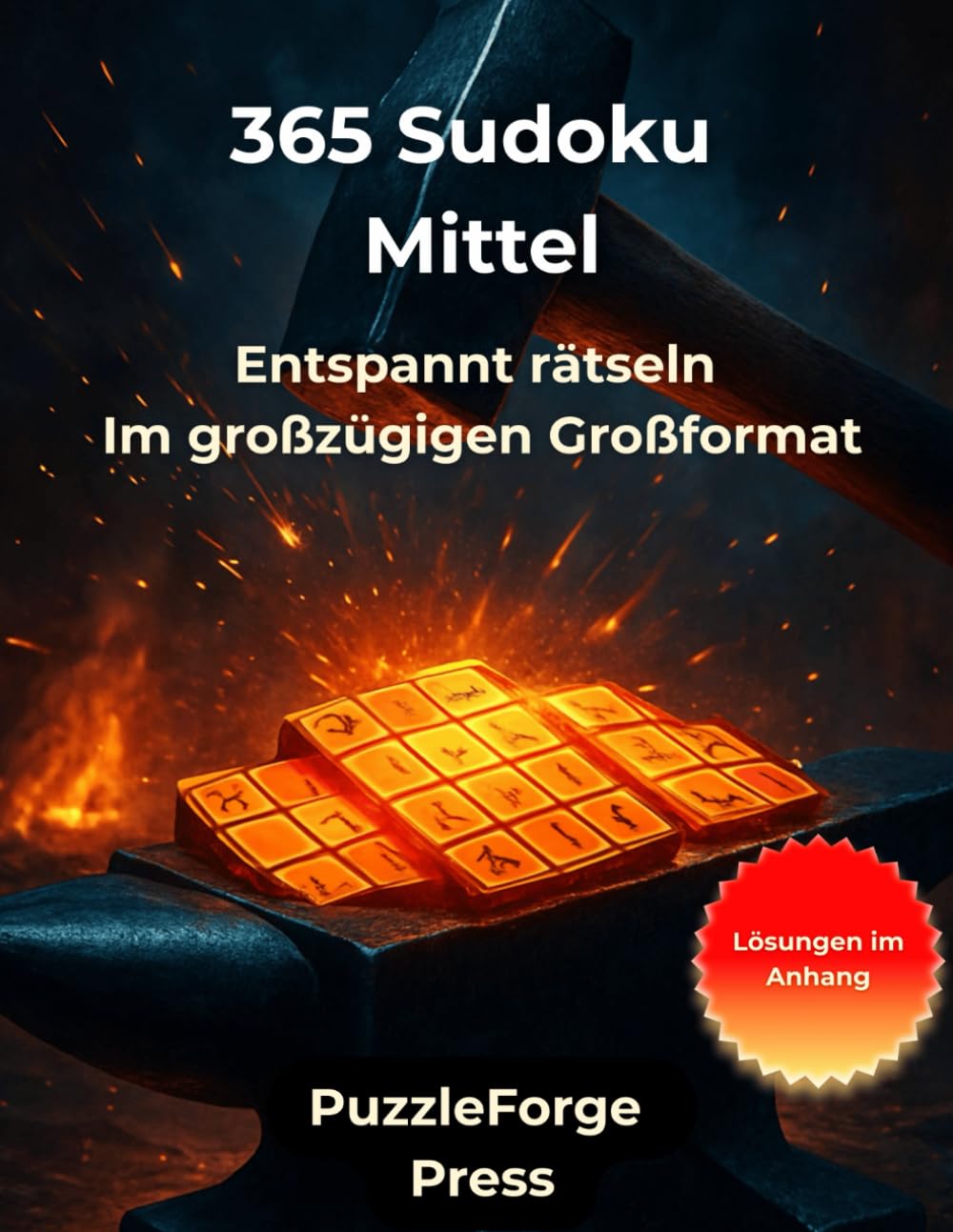 365 Sudoku Mittel: Rätselbuch für Erwachsene – 365 Sudoku Mittel – 2 Sudokus pro Seite – Großformat 8,5x11 – Mit Lösungen im Buch – Logiktraining, ... Gehirntraining mit klaren Rätseln)