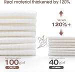Disposable Face Towel Cloth Newest Thicker Large Size 10"X12" Towelettes Disposable for Washing Face Clean Skin Towels Facial Disposable Clean Towels