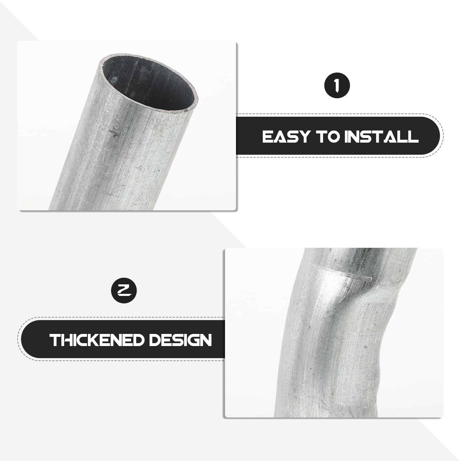10 Tubos Curvados de Acero para Invernaderos Conectores Resistentes y Estructura Gruesa para Soportar Cargas Pesadas y Vientos Fuertes en Aplicaciones de Invernadero