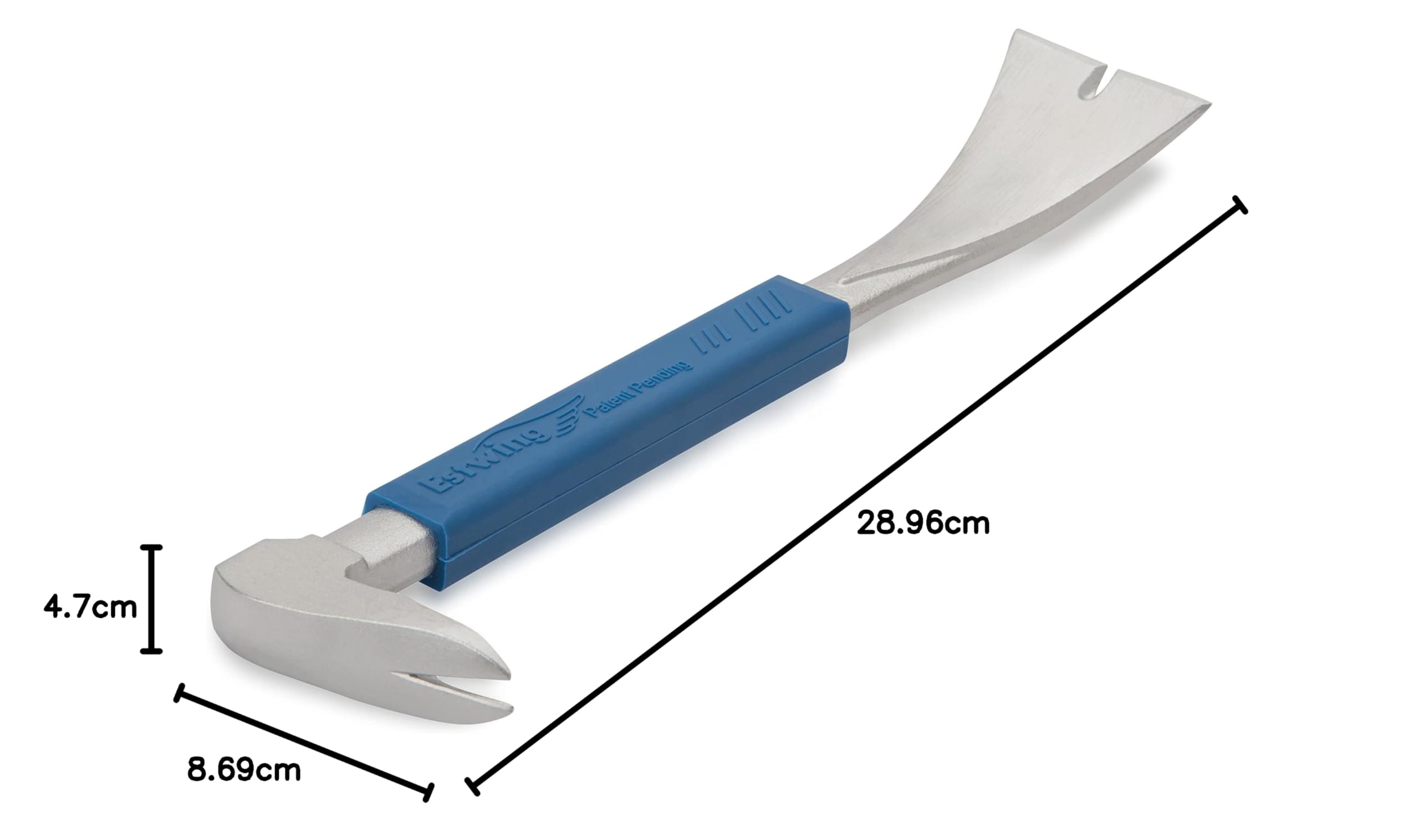 ESTWING Pro Claw ściągacz do formowania, pręt do podważania 25,4 cm z konstrukcją z kutej stali i antypoślizgowym uchwytem poduszkowym, MP250G
