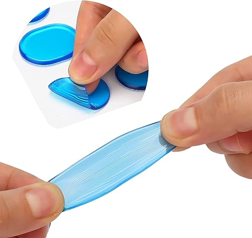 Miniatura 3 de SAVITA 48 silenciadores de tambor, amortiguadores de gel, silenciadores de tambor de silicona, almohadillas de silenciador de tambor adhesivas