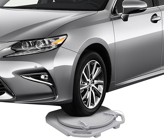 2pcs Alignment Turn Plates, Alignment Plates, Wheel Alignment Tool, Front End Alignment Tool Kit Turntable Car Truck Wheel Alignment Turntable Durable for Garage Or Auto Repair Shop