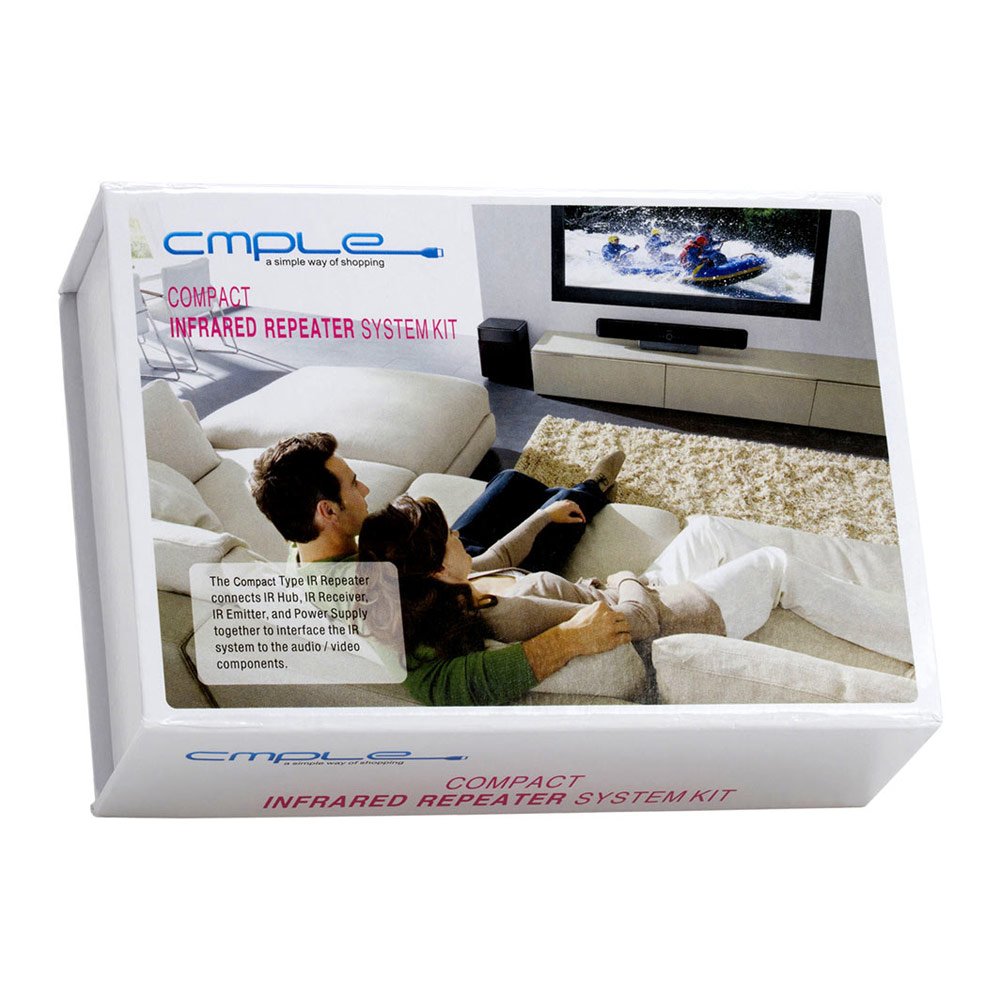 Cmple – Sistema di amplificazione a infrarossi IR Remote Control Extender IR trasmettitore