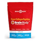 Brain Body Collagen Peptides Powder - Vital Protein & Collagen Supplement for Women & Men - Hydrolyzed Type I & III for Hair, Skin, Nails & Joint Health - 30 Servings - Unflavored - 678g