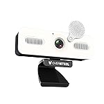 Oversteel - Bulat Webcam 1080P Full HD with Microphone and Light Ring, 60fps, USB 2.0, Video Calls, Recording, Conferences, PC/Mac/Notebook/Tablet/Chromebook