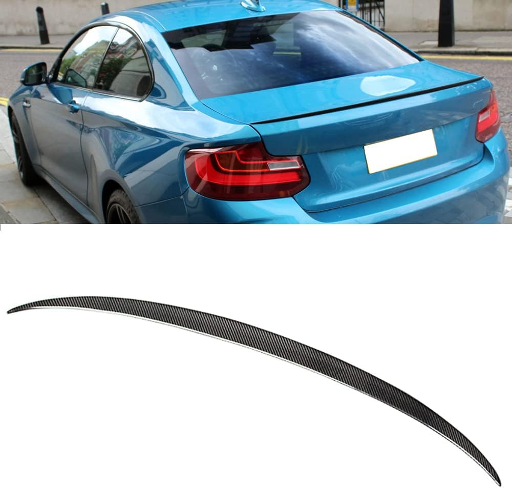 for BMW 2 Series F22 Coupe &F23 Convertible & M2 F87 220i M235i Carbon Fiber Rear Trunk Spoiler Wings 2014-2018