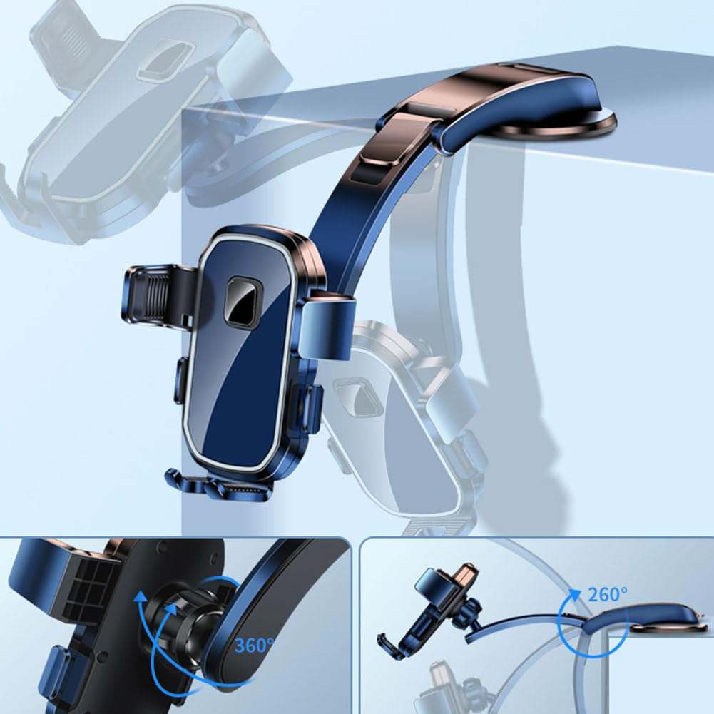 Supporto Telefono Auto per A3 8V S3 RS3 RS 3 S 2013-2019, Porta Cellulare da Ventosa Smartphone Support Rotazione Regolabile Navigazione Accessori