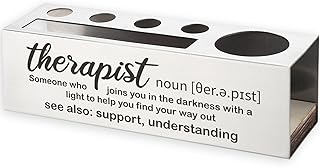Thank You Gifts for Therapist, Therapist Definition Gifts for Counselor, Social Worker, Psychologist, Appreciation Gifts for Mental Health Professionals, Desk Organizers Pencil Holders VP183