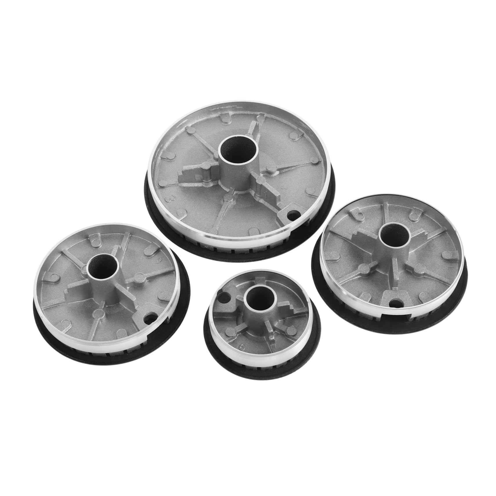 GALPADA Set Copri Bruciatori Per a Gas Accensione Avanzata e Sicurezza Migliorata Coprifiamma in Alluminio Compatibile Cottura Elettrici Bruciatore Accessori Da