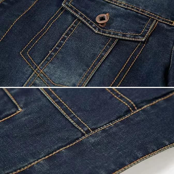 Giacca Casual di Jeans da Uomo Primavera e Autunno