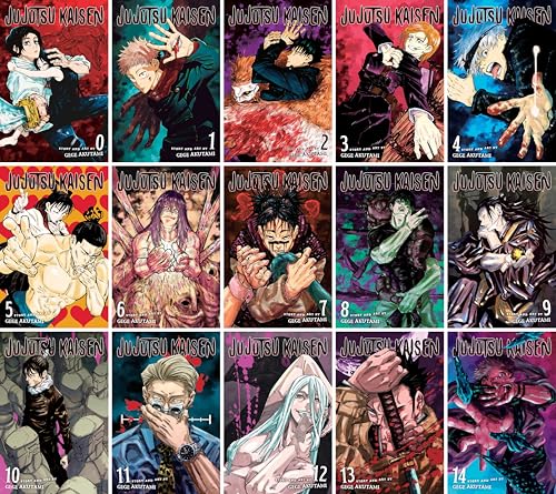 Jujutsu Kaisen (Vol. 0-14, 15 Books) Manga Series Set by Gege Akutami (Vol. 0-14)