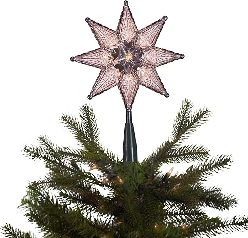 Miniatura 4 de Estrella de 8 puntas y 10 luces de Kurt Adler para árbol de Navidad