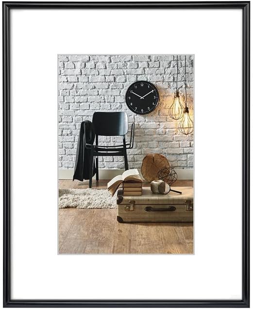 Hama Sevilla Ramka Na Zdjęcia Z Papierowym Passe-partout 15 x 20 cm Z Tworzywa sztucznego Czarna