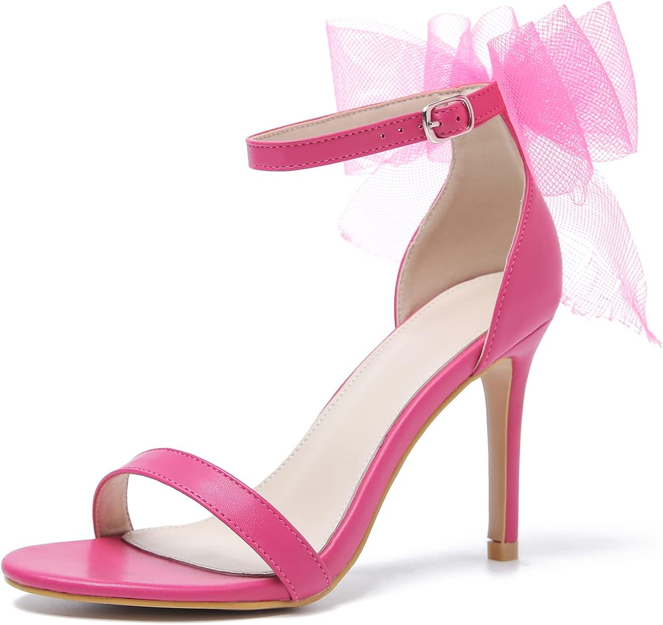 LIURUIJIA Women's Stiletto Heels - Open Toe Design